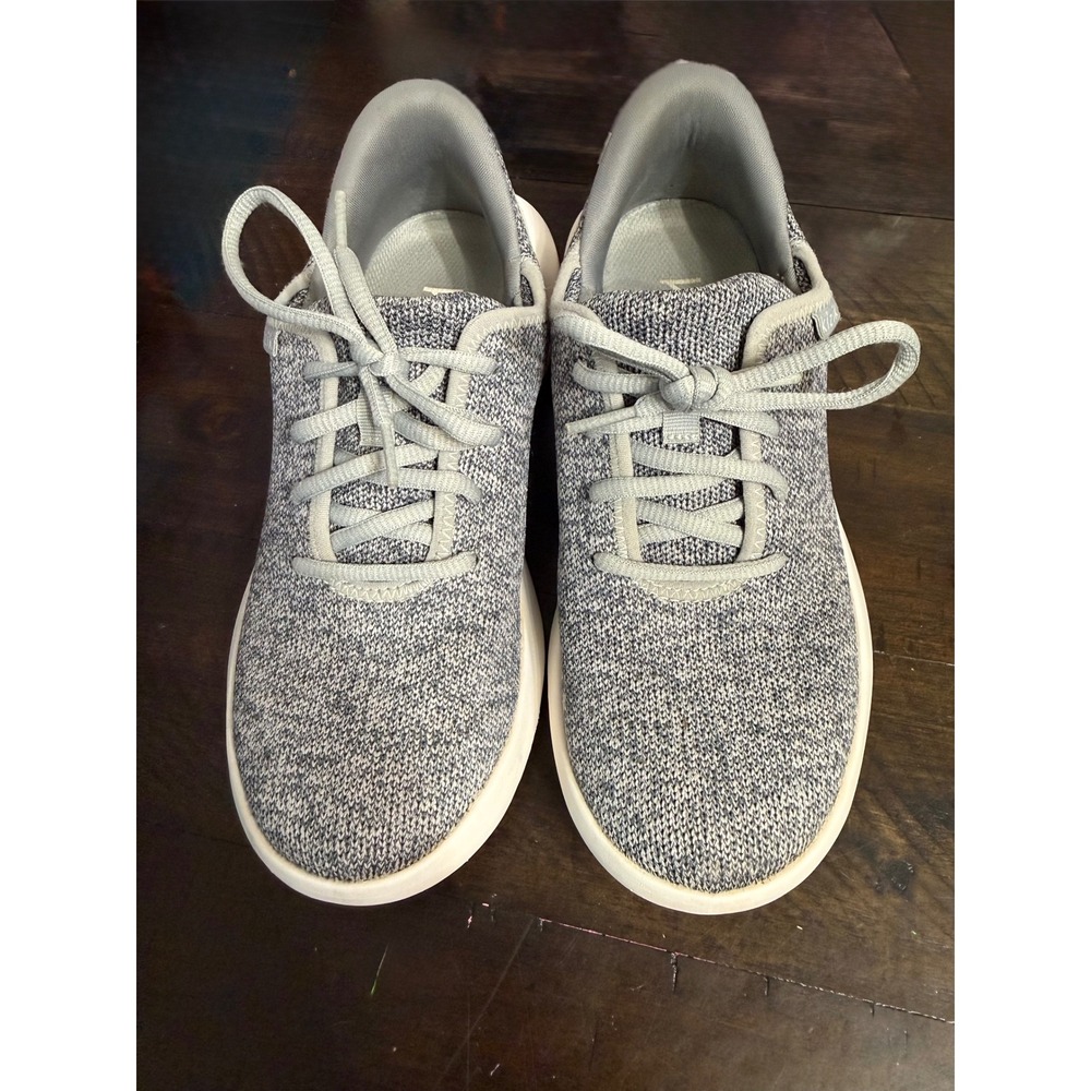 Kizik Eco Knit Hand Free Sneaker Shoes Women 7 Men 5.5 Grey Unisex Running